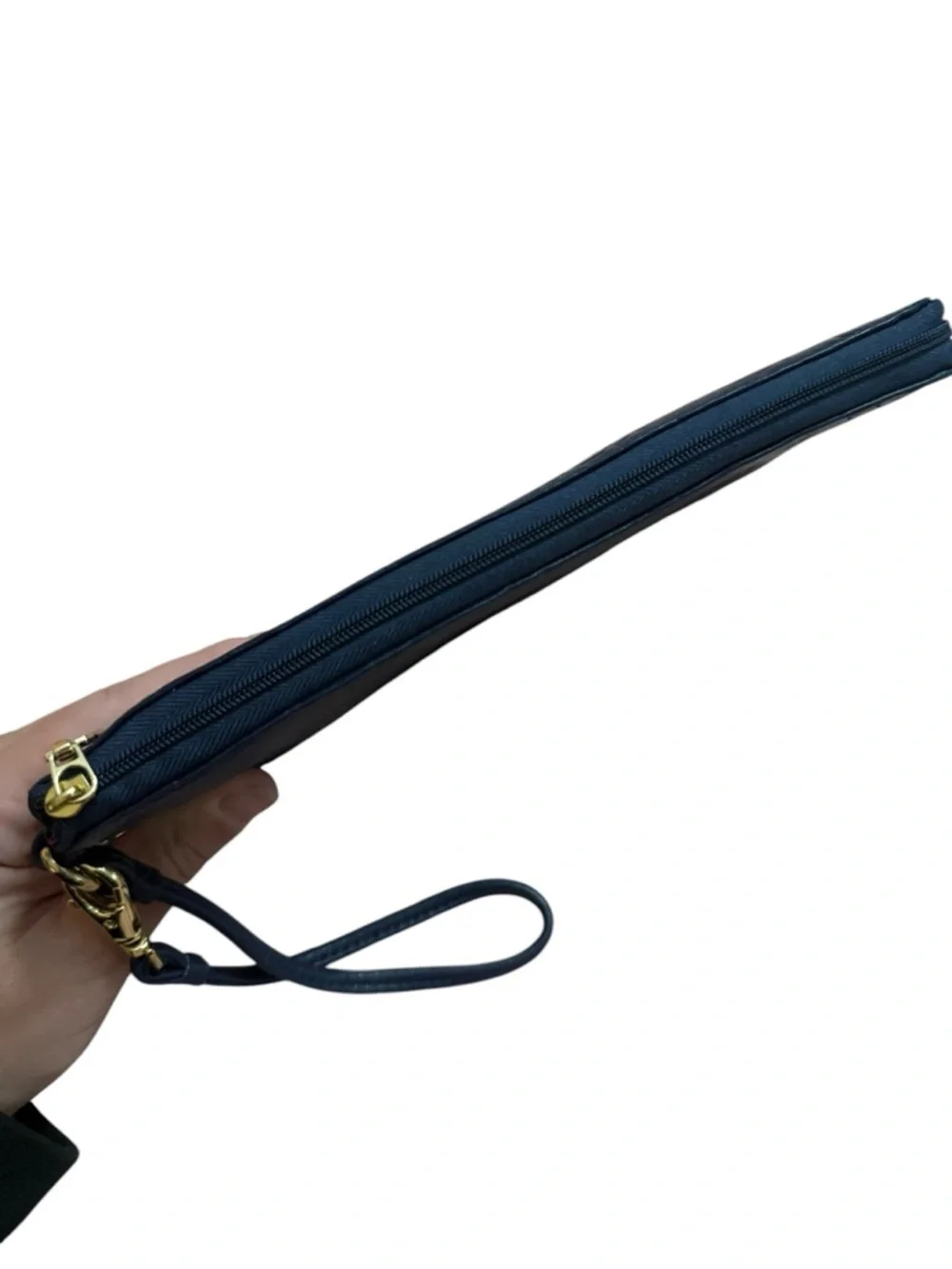Wristlet Clutch in Navy Blue